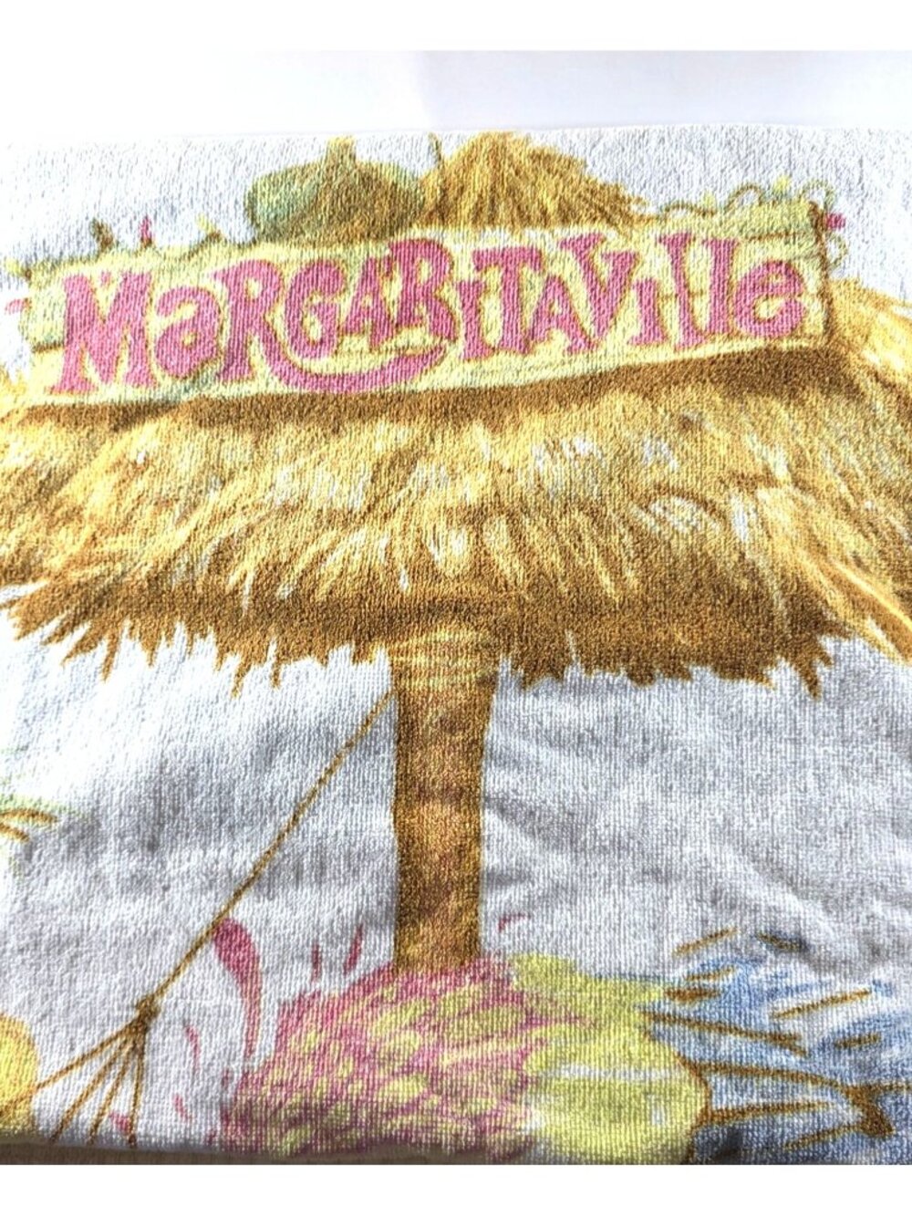 Margaritaville Towel Wastin Away Again Caribbean Soul 100% Cotton Beach vacation
